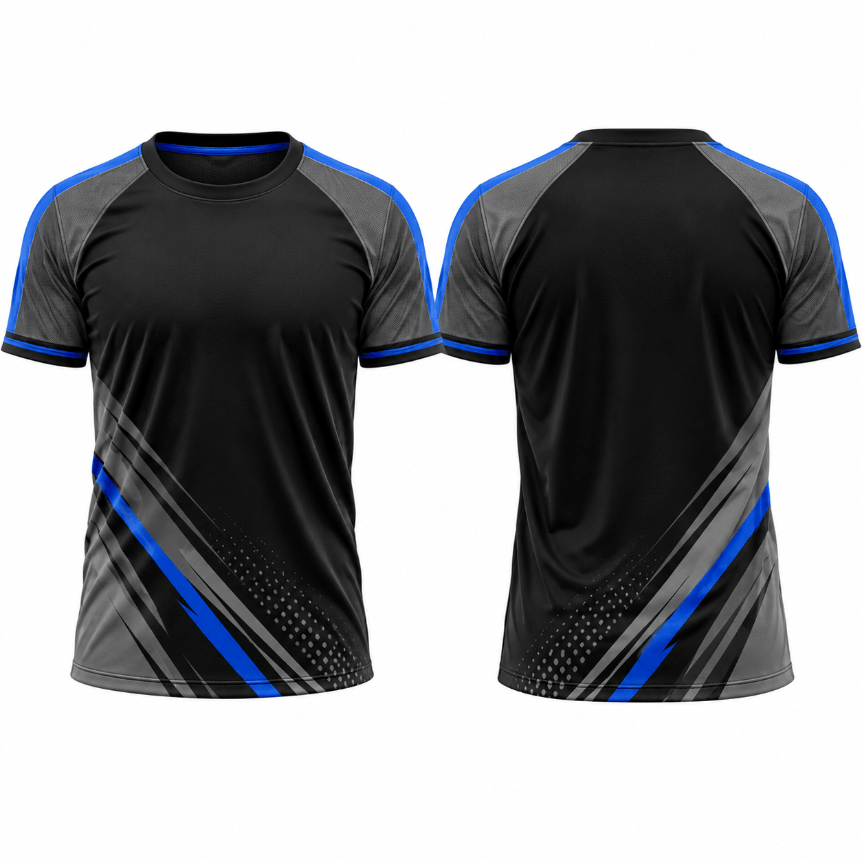 Black & Blue Performance Sportswear Jersey